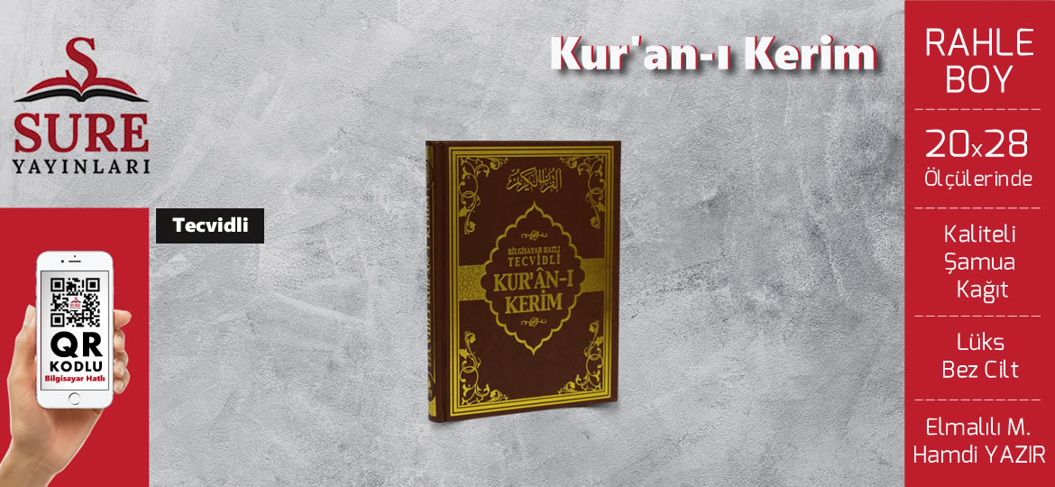 Sure Yayınları - Tecvidli Rahle Boy Kuran, Kur'an-ı Kerim boyları, Çeşitleri, Modelleri, toptan ve perakende satış, fiyat