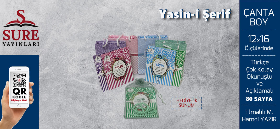 Sure Yayınları - Orta ve Dergi Boy Mevlütlük SET Yasin, Yasin-i Şerif boyları, Çeşitleri, Modelleri, toptan ve perakende satış, fiyat